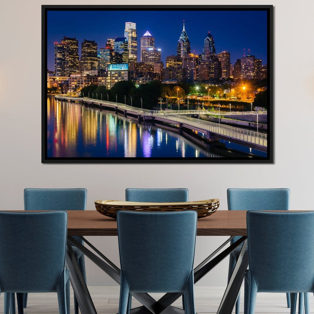 Philadelphia Skyline Canvas Wall Art