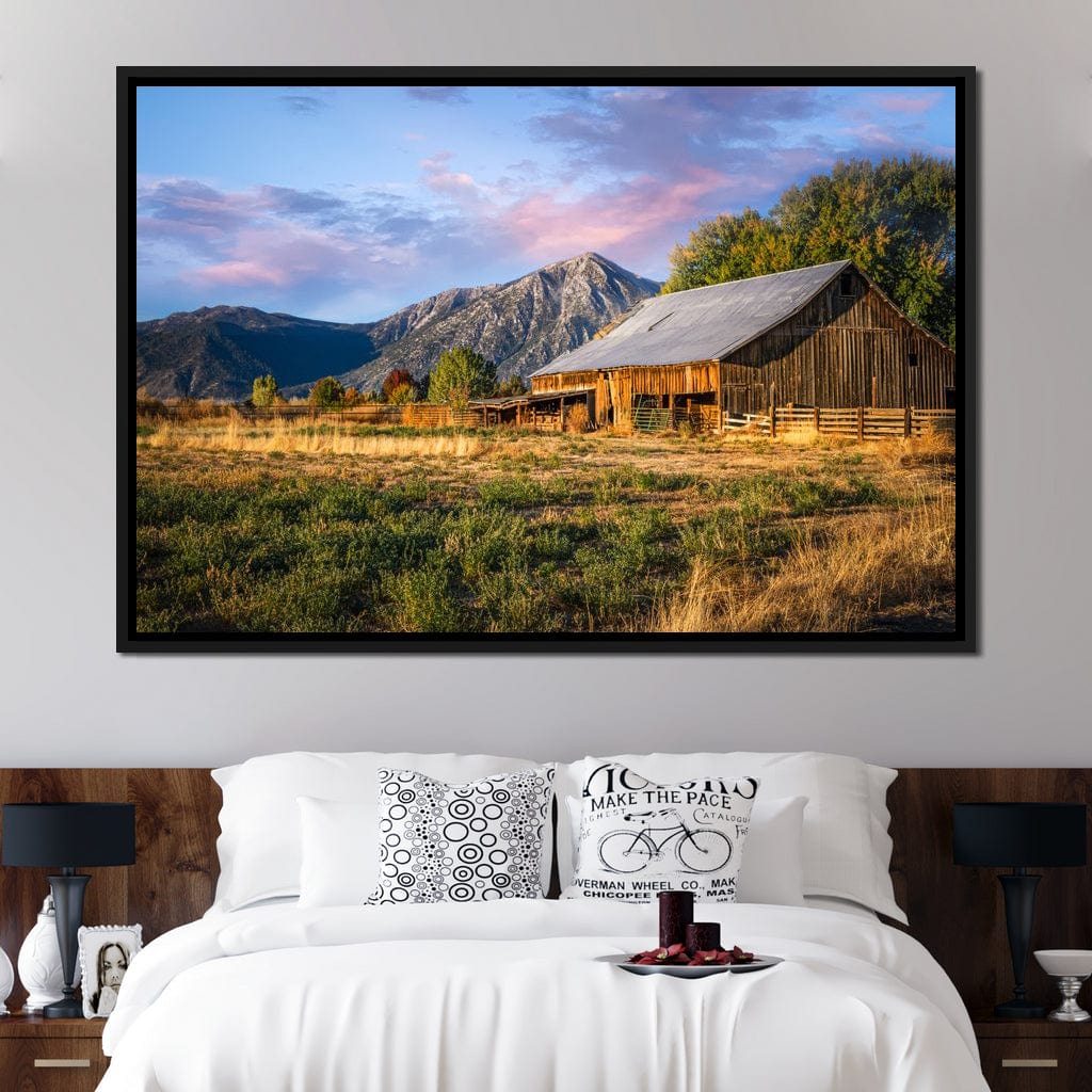 Sunrise at the Ranch Canvas Wall Art