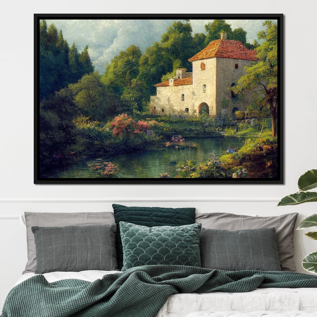 The Gardens Of Ninfa Canvas Wall Art