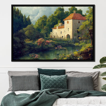 The Gardens Of Ninfa Canvas Wall Art
