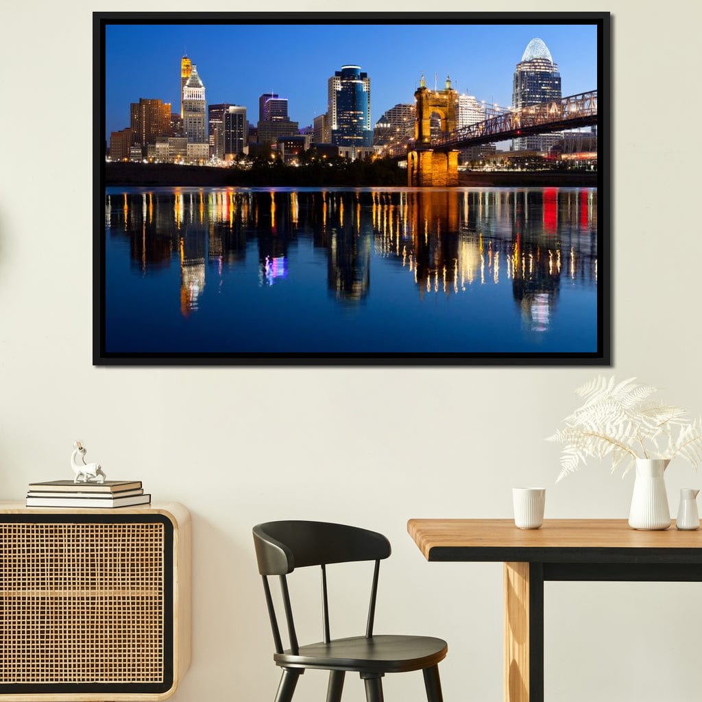 Cincinnati Skyline Canvas Wall Art