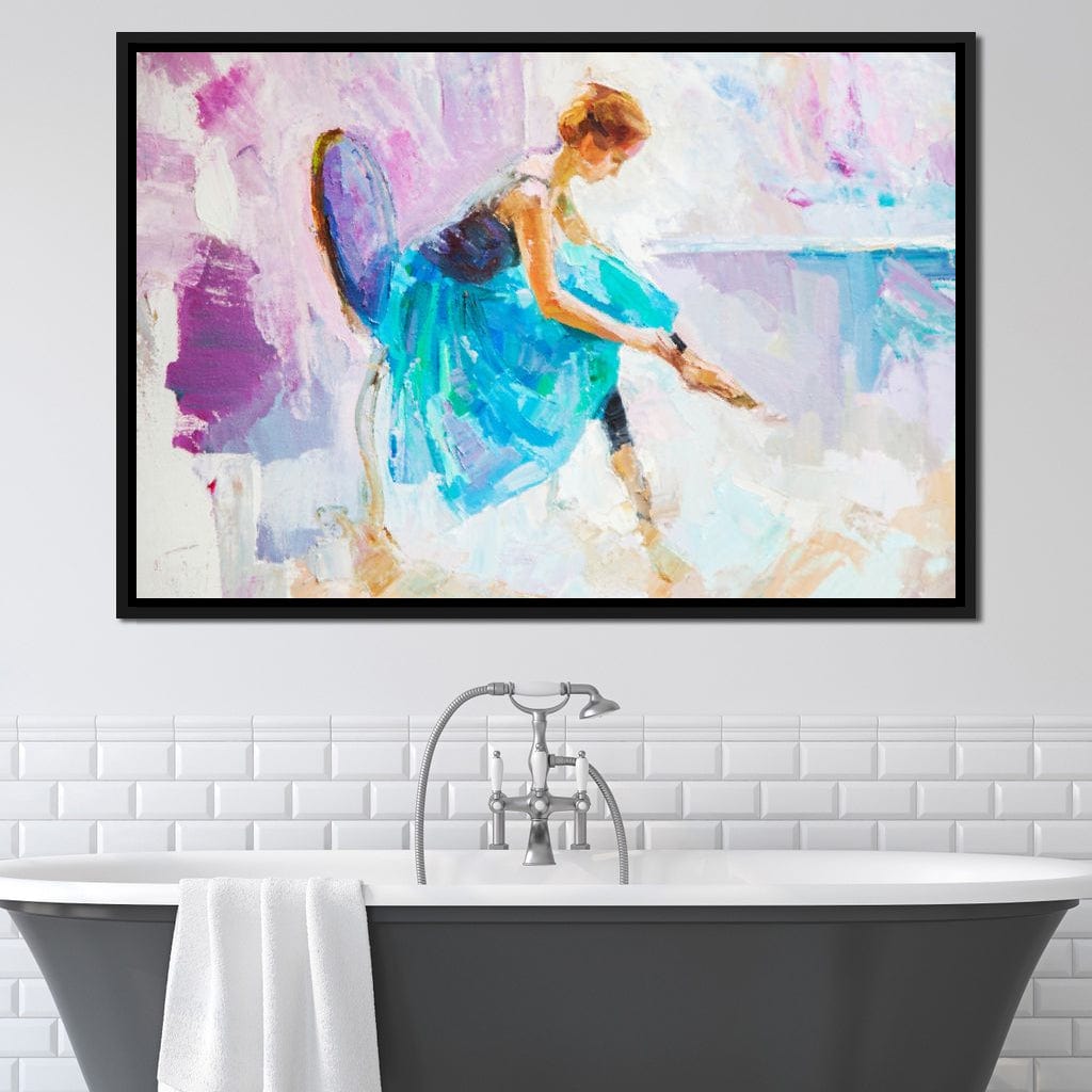 Gracious Ballerina Canvas Wall Art