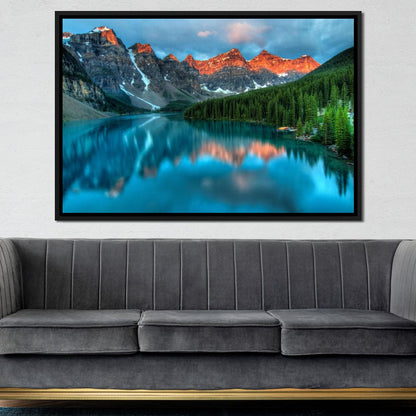 Moraine Lake Canvas Wall Art