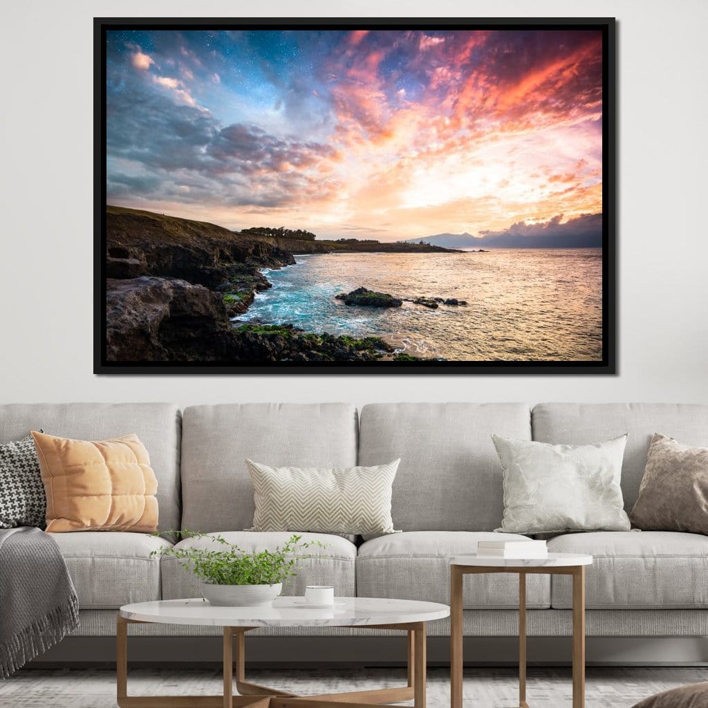 Night and Day Canvas Wall Art