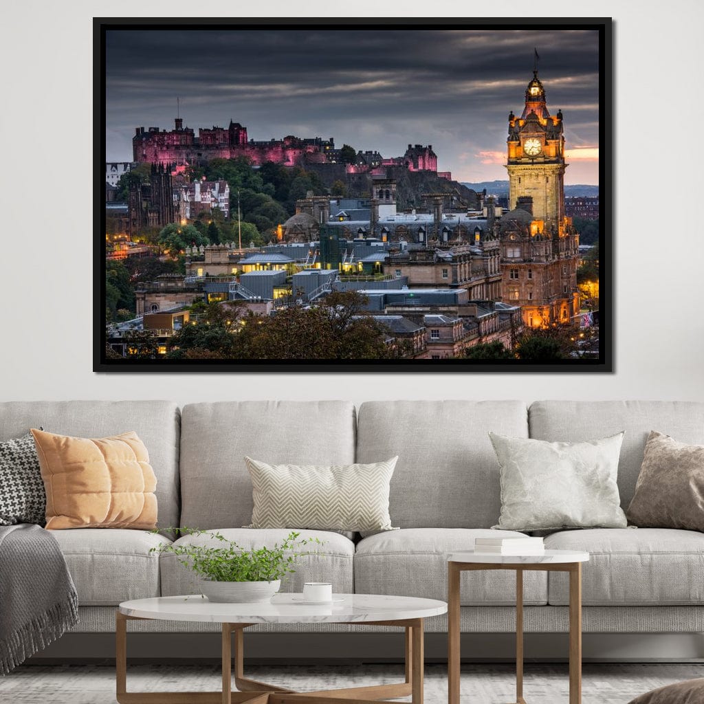 Edinburgh Castle Canvas Wall Art