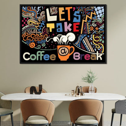 Coffee Break Canvas Wall Art