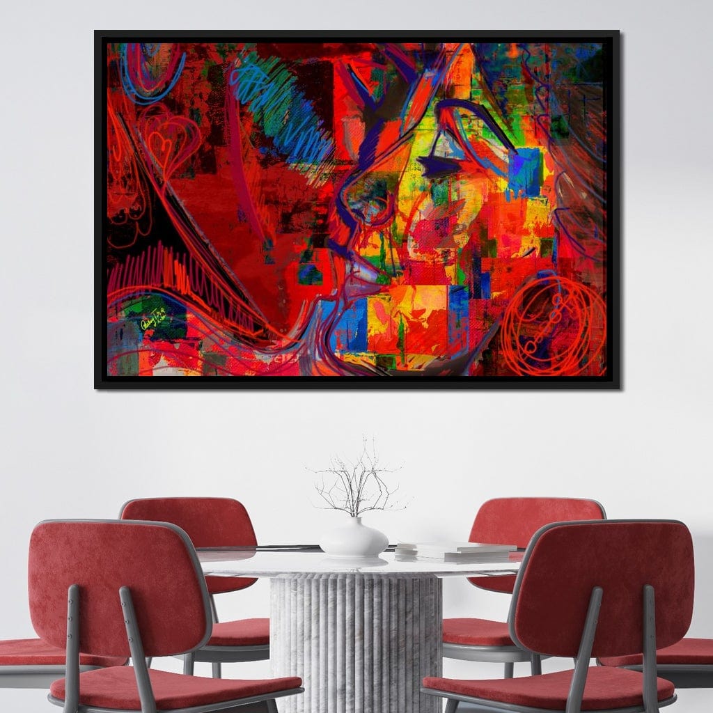Kiss Canvas Wall Art
