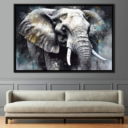 Urban Jungle: Elephant Canvas Wall Art