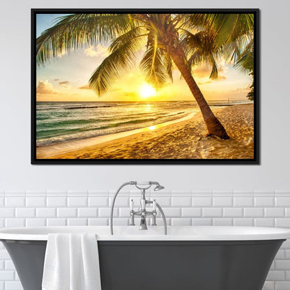Barbados Beach Canvas Wall Art