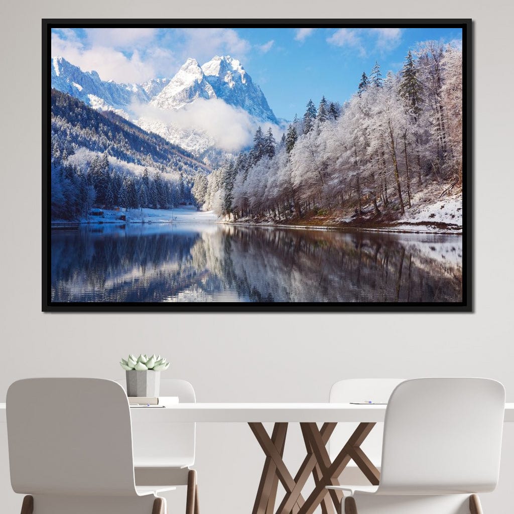 Winter in the Rockies Canvas Wall Art