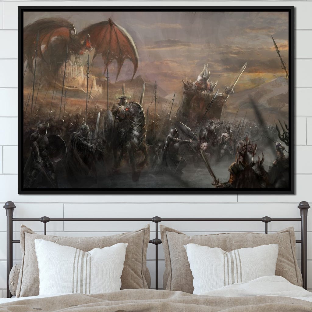 Fantasy Battlefield Canvas Wall Art