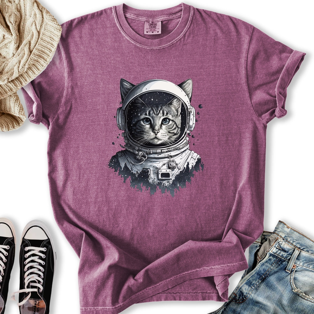 Astronaut Cat Relaxed Tee
