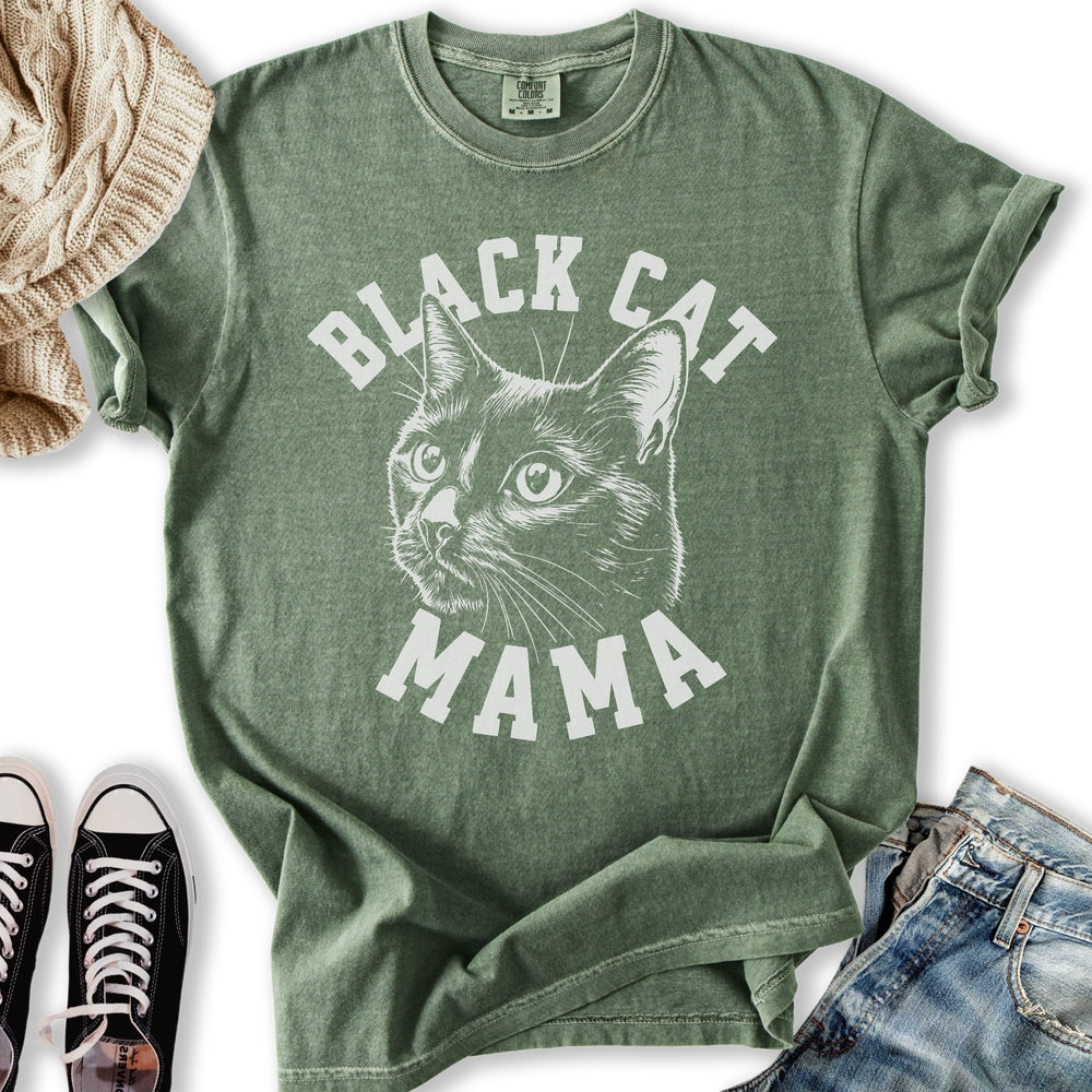 Black Cat Mama Relaxed Tee