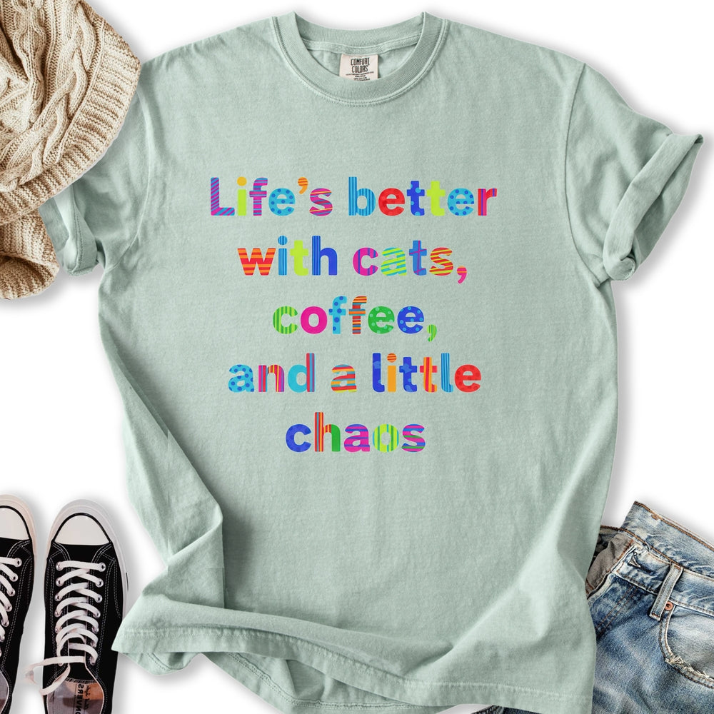 Cats and Chaos Relaxed Tee
