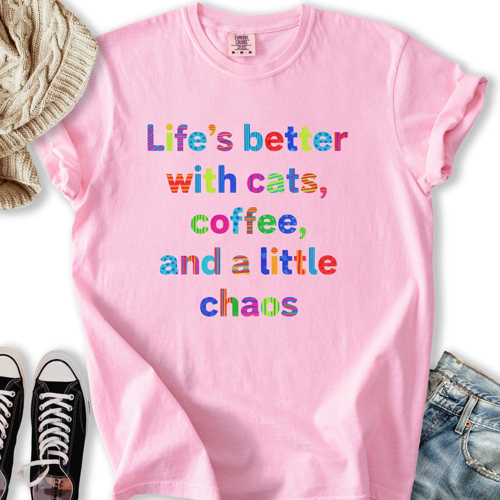 Cats and Chaos Relaxed Tee