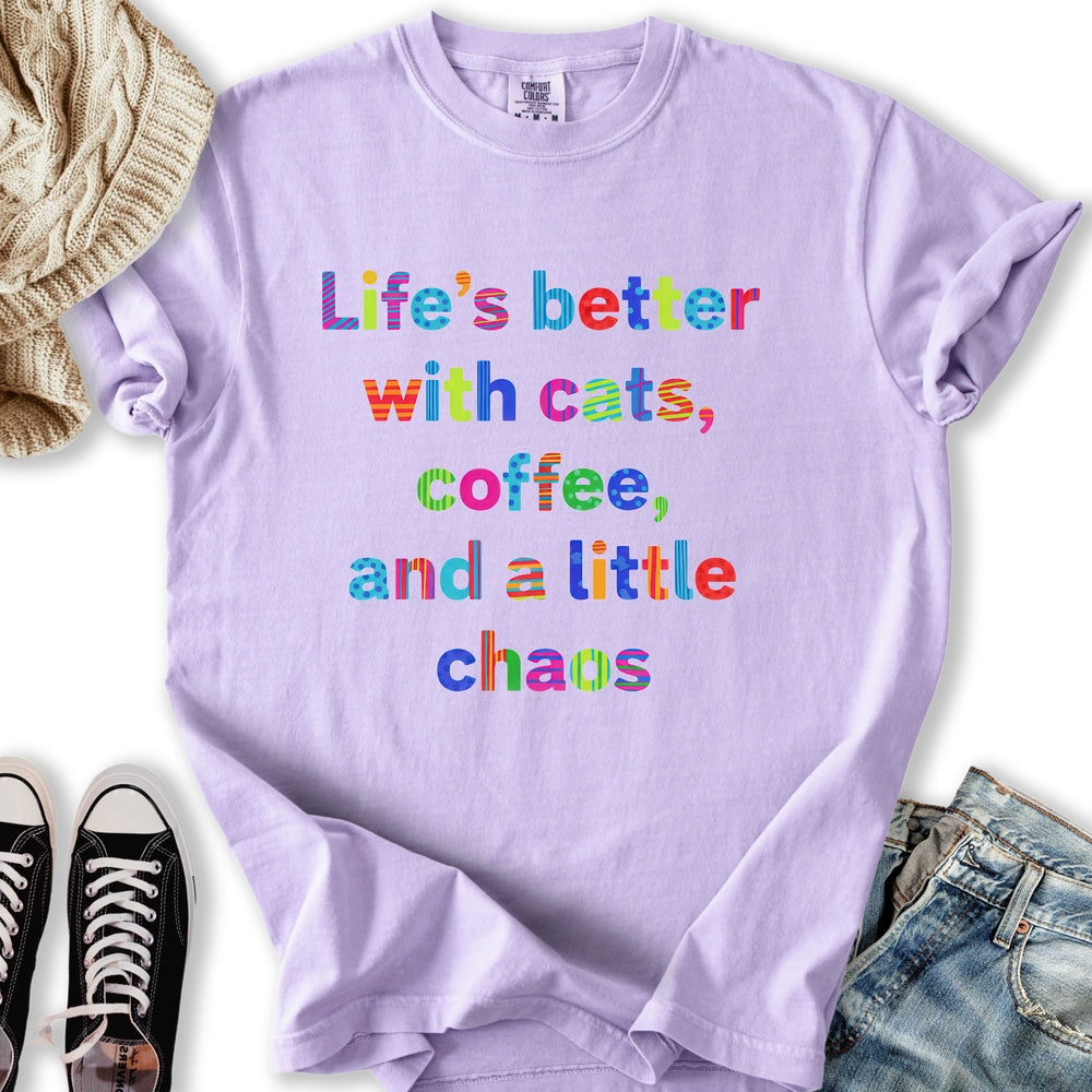 Cats and Chaos Relaxed Tee