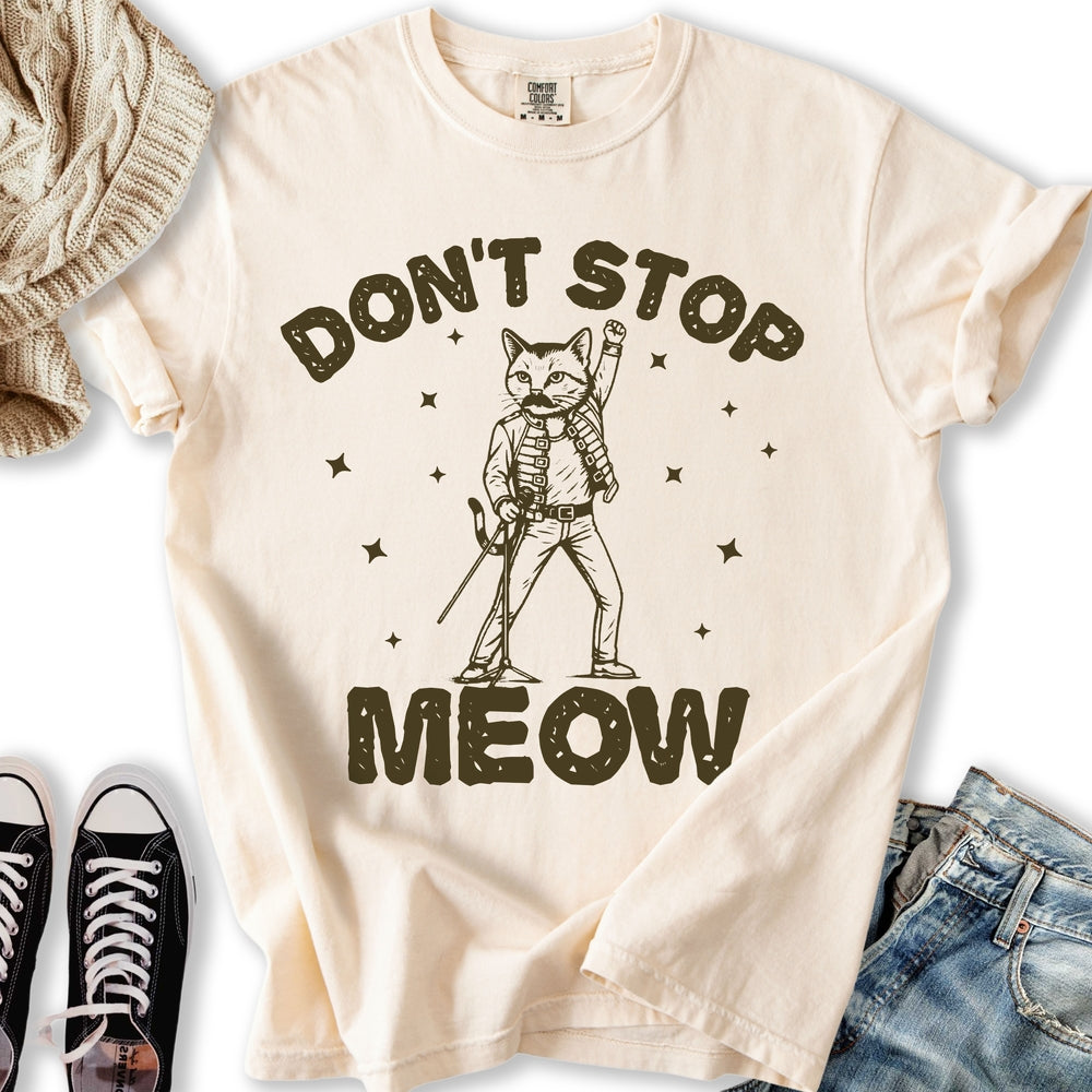 Dont Stop Meow Relaxed Tee