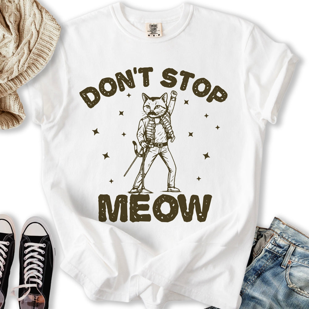 Dont Stop Meow Relaxed Tee