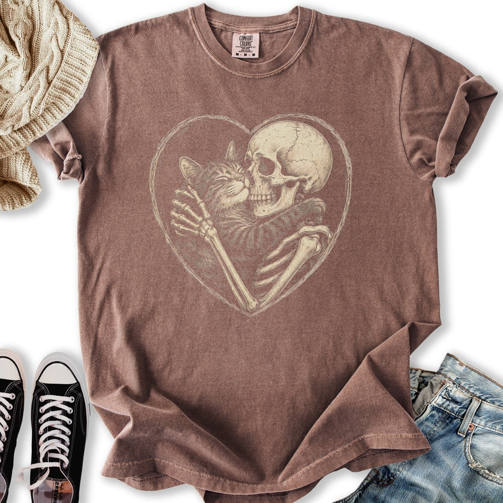 Skeleton Tabby Love Relaxed Tee