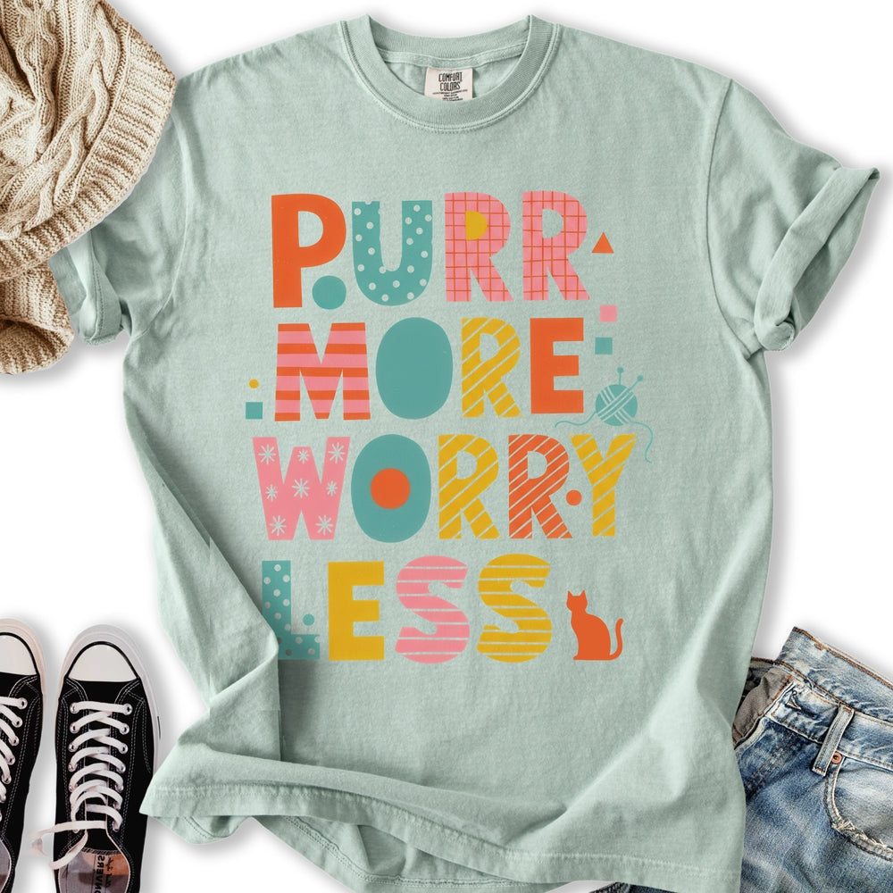 Purr More Relaxed Tee