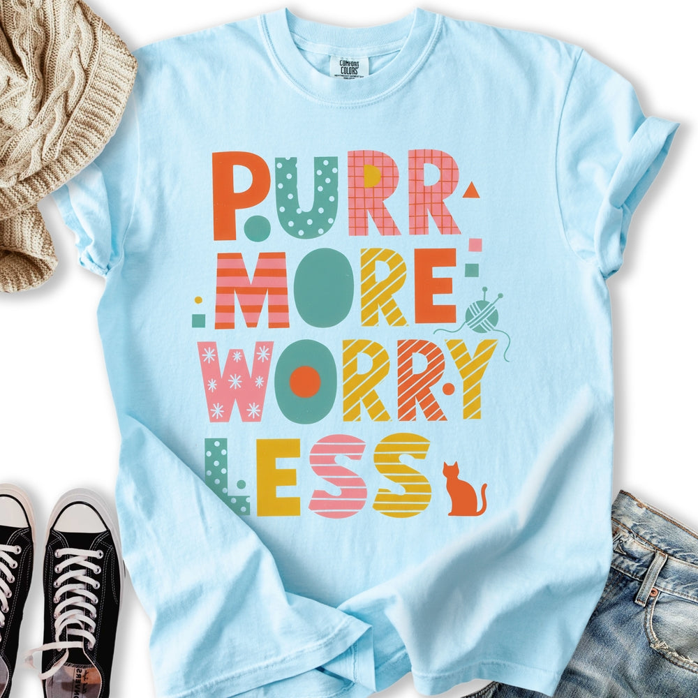 Purr More Relaxed Tee
