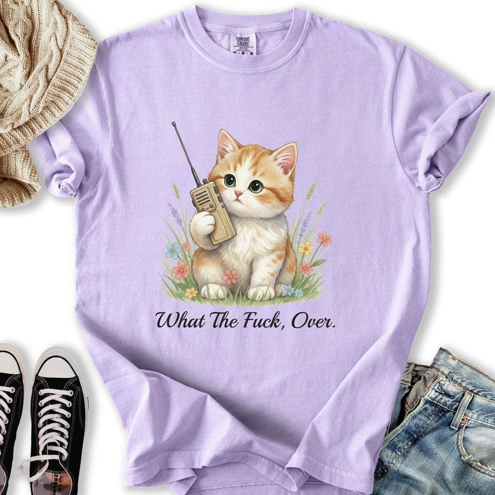 WTF Over Cute Cat Relaxed Tee