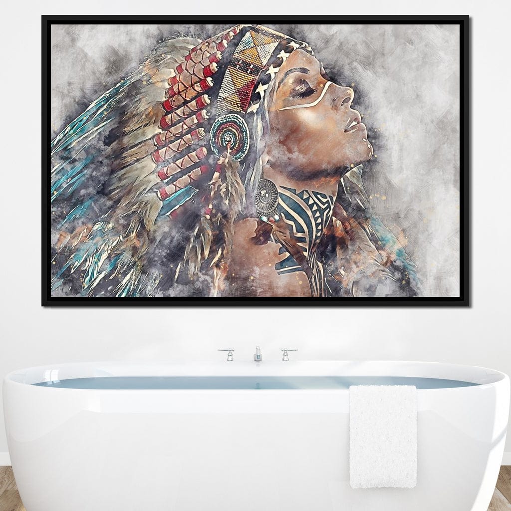 Squaw - Mateo Canvas Wall Art