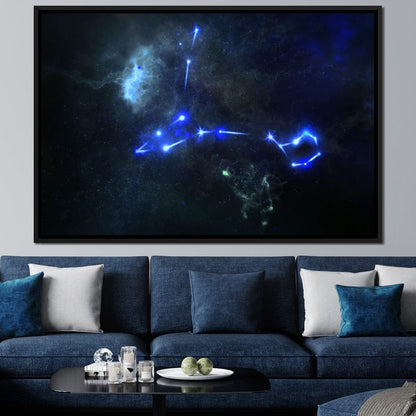 Pisces Canvas Wall Art