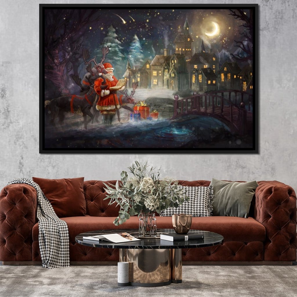 Santa Claus Canvas Wall Art