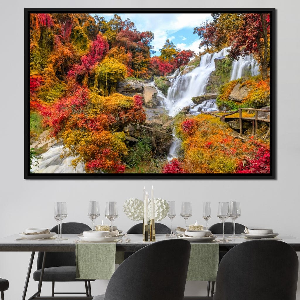 Mae Klang Waterfall Canvas Wall Art