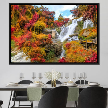 Mae Klang Waterfall Canvas Wall Art