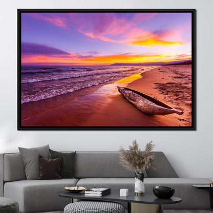 Lake Malawi Sunset Canvas Wall Art