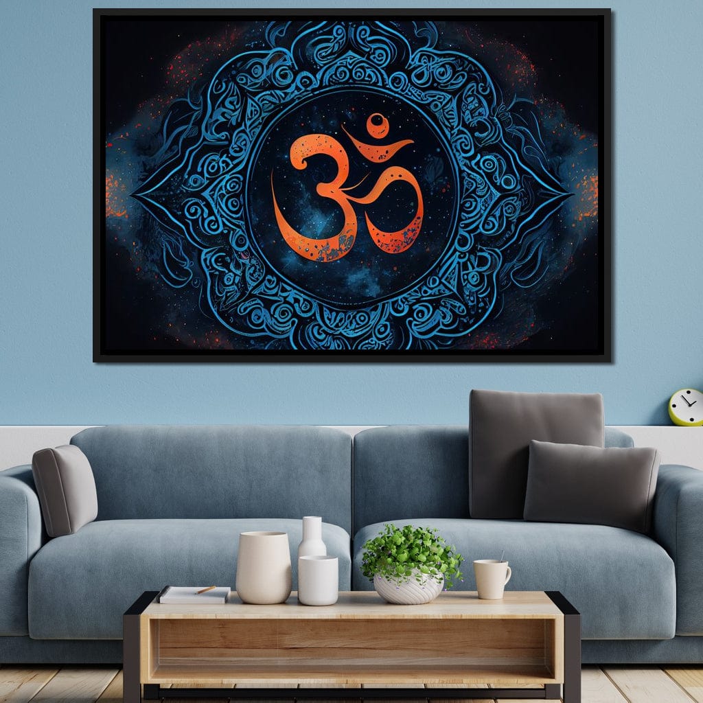 Om Mantra Canvas Wall Art