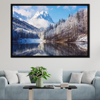 Winter in the Rockies Canvas Wall Art