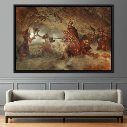 Dungeon Warriors Canvas Wall Art