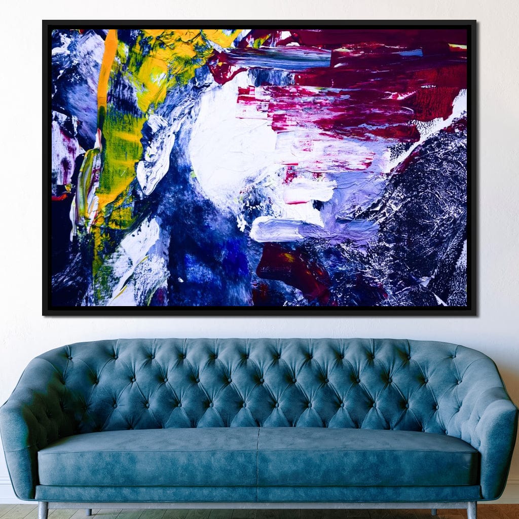 Abstract Sea Splash Canvas Wall Art