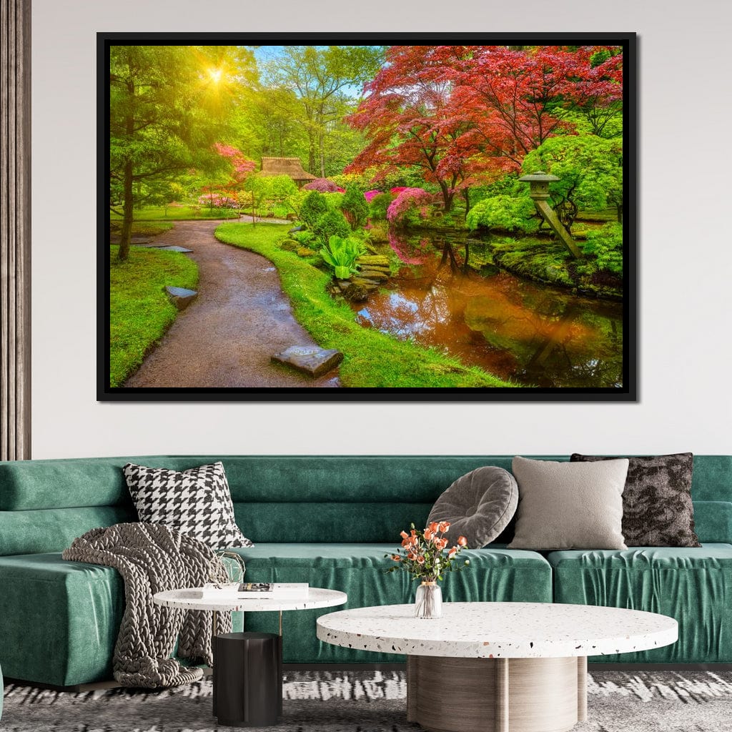 Japanese Garden Canvas Wall Art