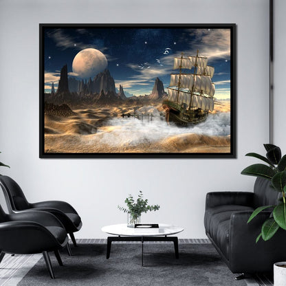 Fantasy Sea Canvas Wall Art
