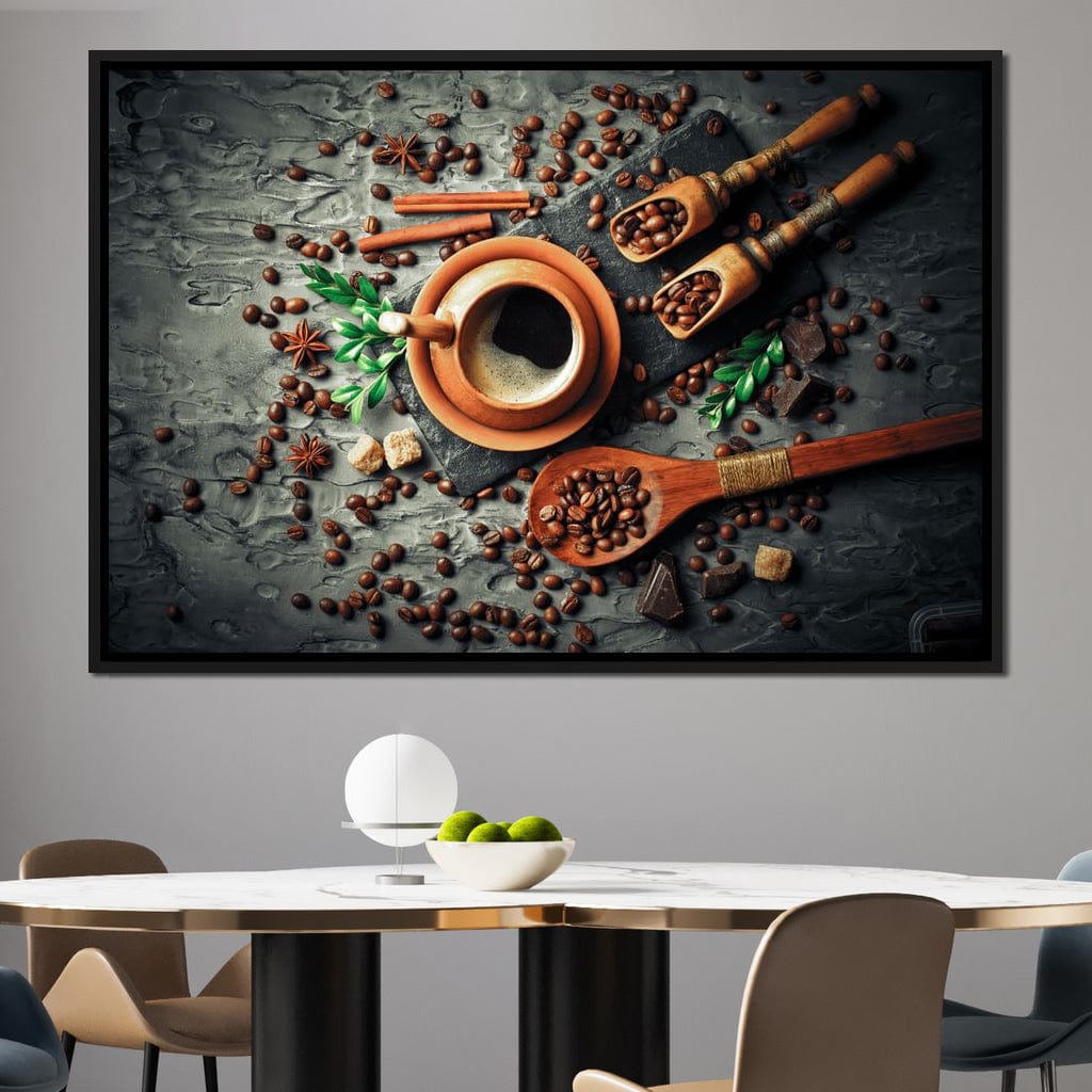 Coffee Aficionado Canvas Wall Art