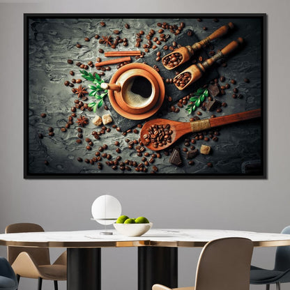 Coffee Aficionado Canvas Wall Art