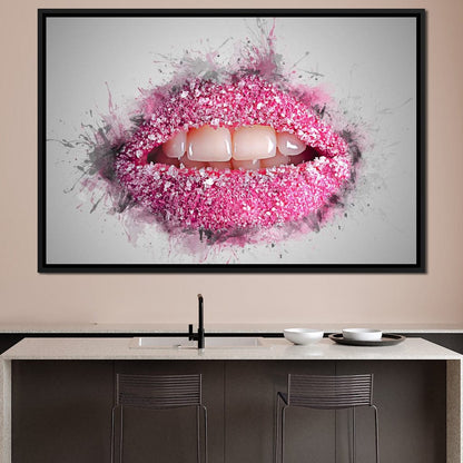 Sugar Lips Canvas Wall Art