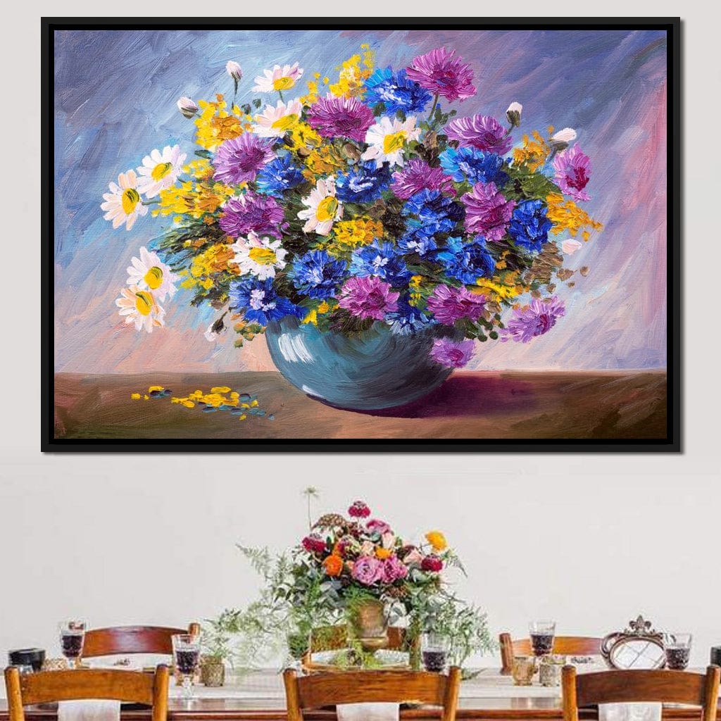 Bouquet of Wildflowers Canvas Wall Art
