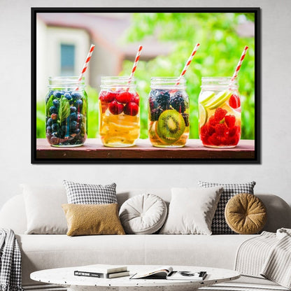 Detox Water Canvas Wall Art