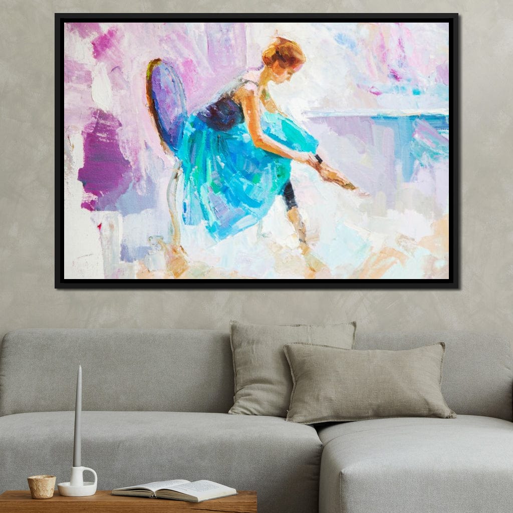Gracious Ballerina Canvas Wall Art