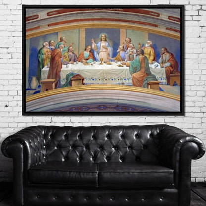 Last Supper Fresco Canvas Wall Art