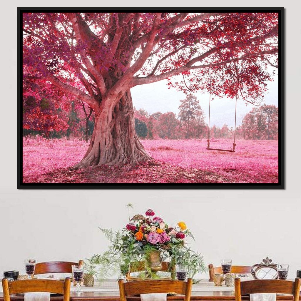 Romantic Cherry Blossom Canvas Wall Art
