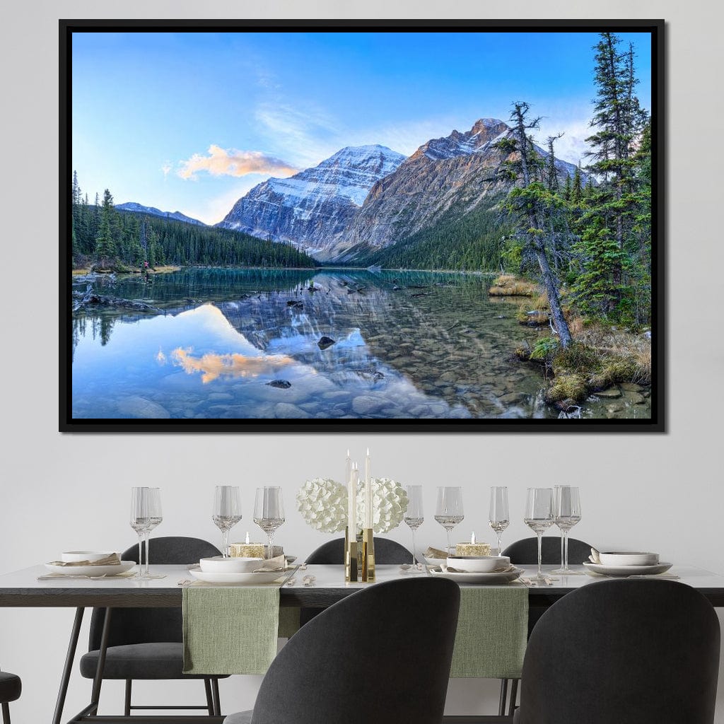 Edith Lake Canvas Wall Art
