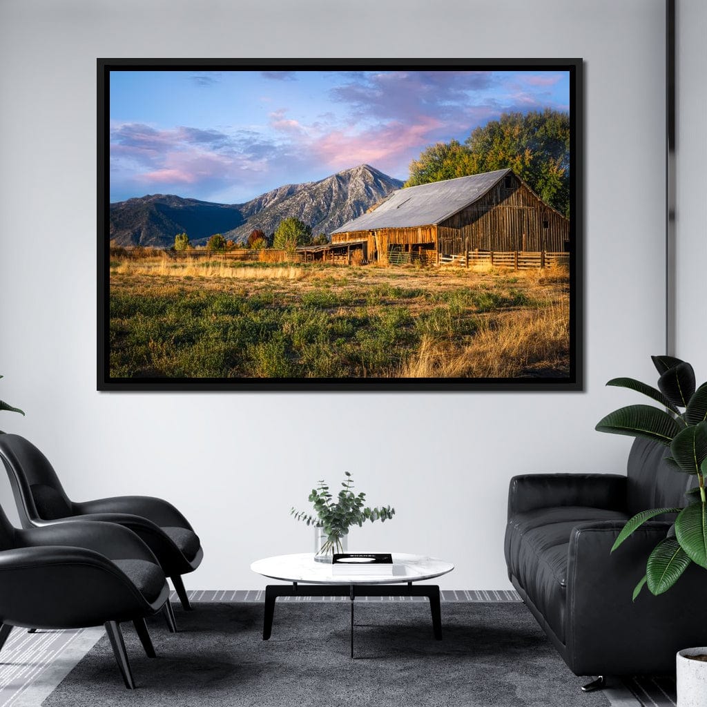 Sunrise at the Ranch Canvas Wall Art