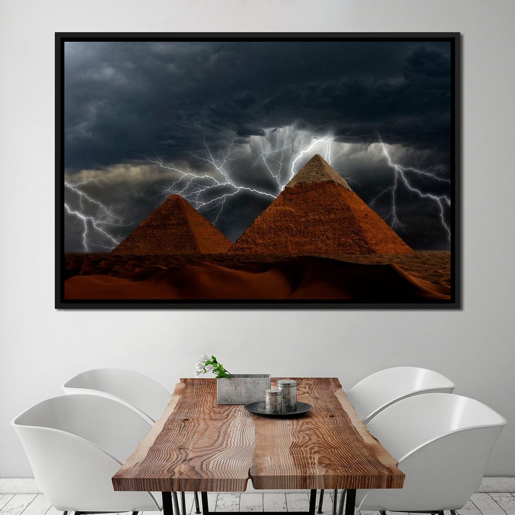 Pyramids of Giza Canvas Wall Art