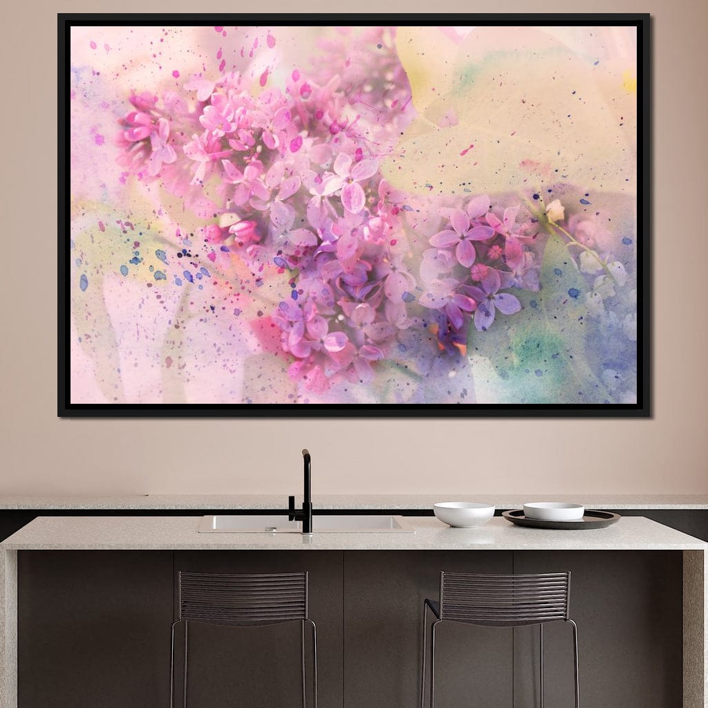 Lilac Storm Canvas Wall Art